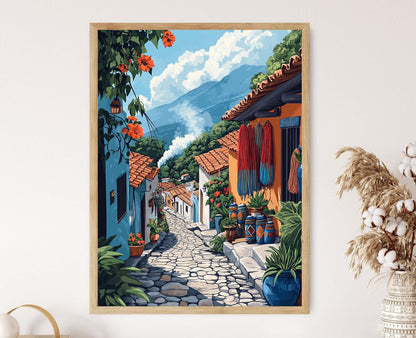 Affiche Chichicastenango – Poster Fine Art de Laine Maya en Impression