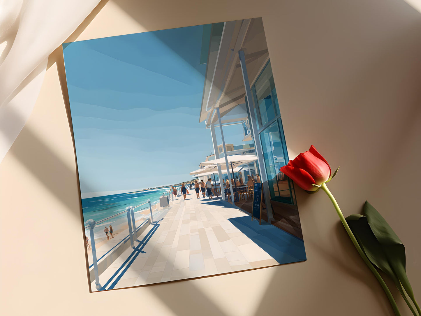 Affiche Cottesloe Beach – Poster Scène côtière de l'Australie-Occidentale