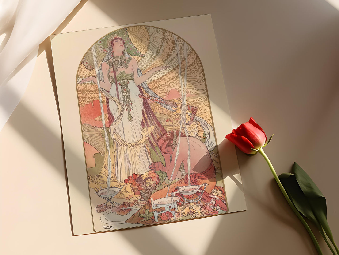 Affiche Salammbo – Poster Incantation d'Alphonse Mucha, 1897