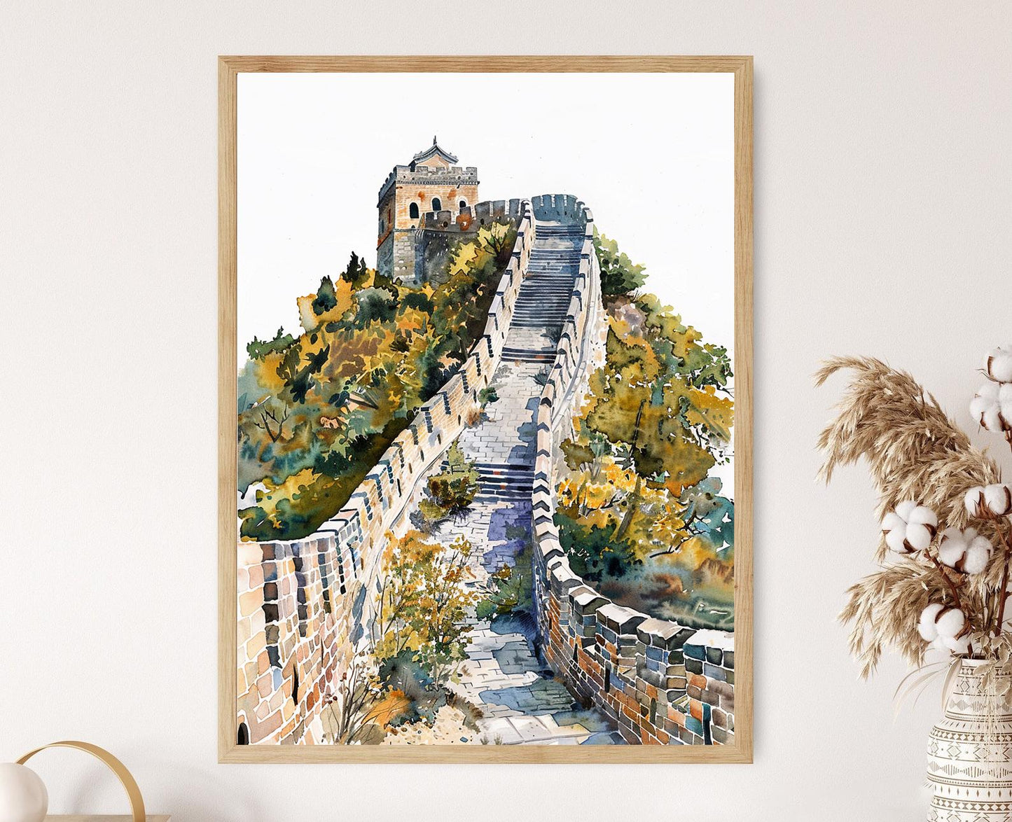 Affiche Grande Muraille de Chine – Impression artistique, déco unique pour la maison ou le bureau