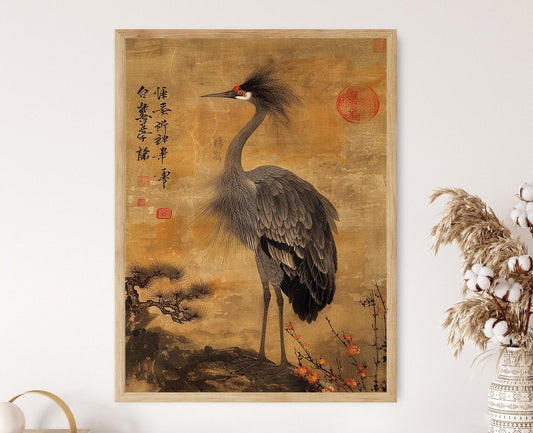 Affiche Empereur Huizong – Impression artistique, portrait de la dynastie Song