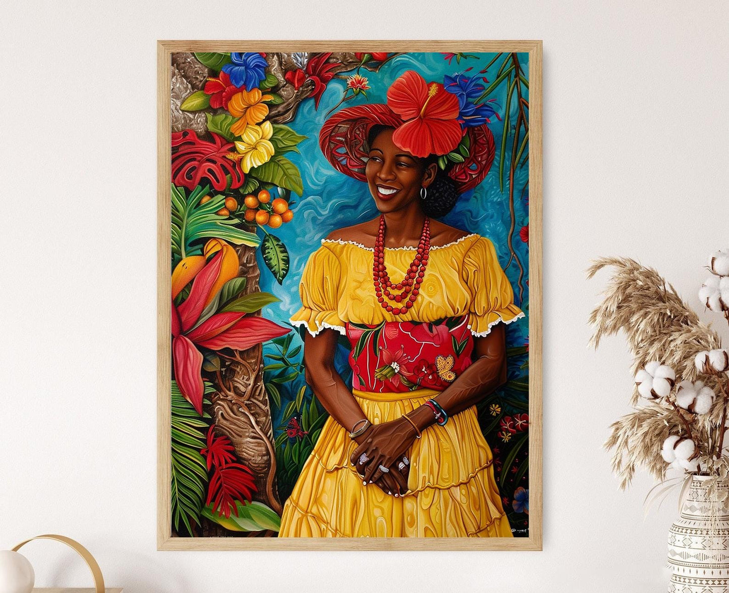 Affiche Jamaïque – Impression Art Déco Tropicale Éclatante