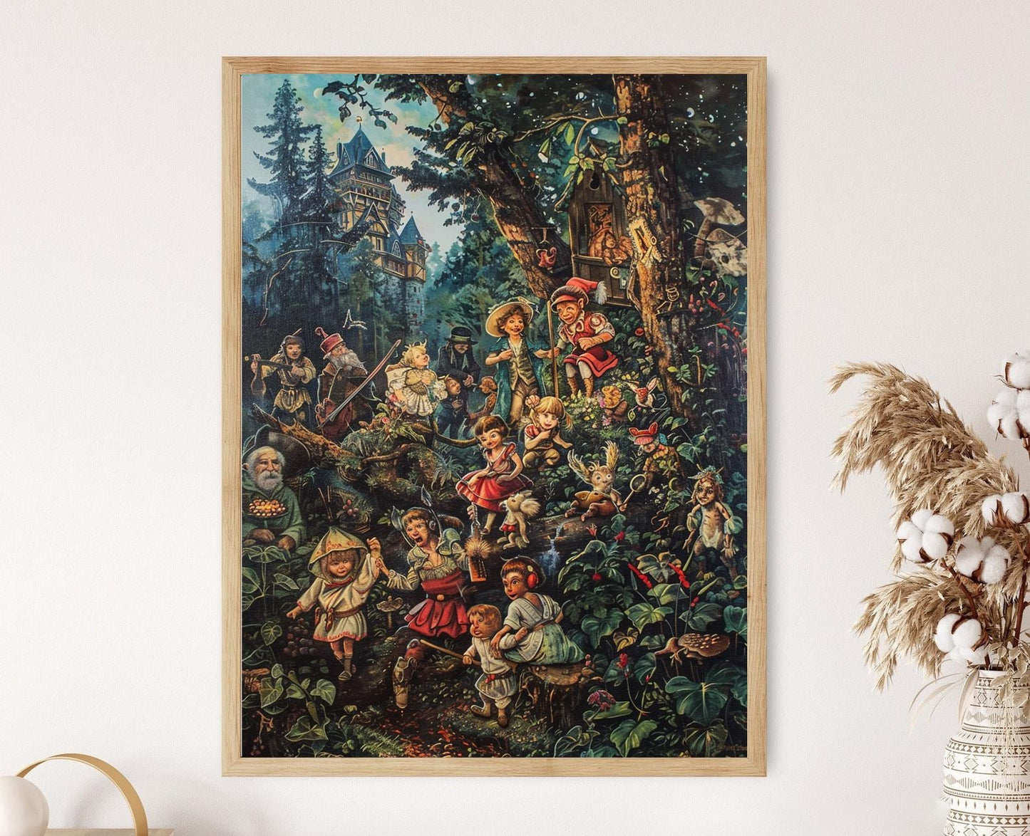 Affiche Folklore Allemand – Poster Contes de la Forêt Noire