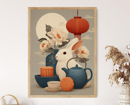 Affiche Festival de la Mi-Automne – Art de Lanternes et Gâteaux de Lune