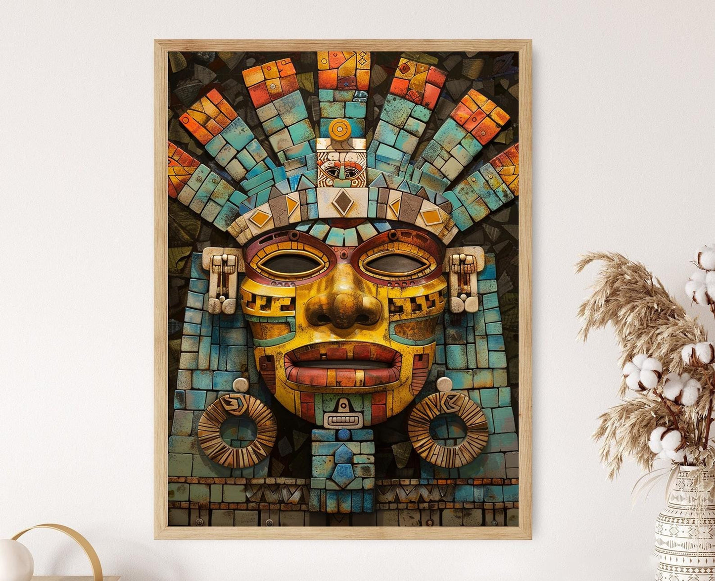 Affiche Civilisation Aztèque – Art Culturel Ancien pour Salon