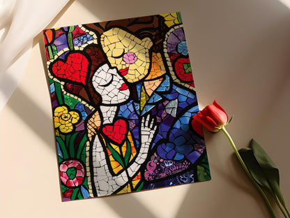 Affiche Pop Art Sassy – Décor romantique inspirant et audacieux