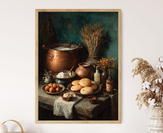 Affiche Baisakhi – Art mural de la fête de la récolte punjabi