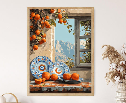 Affiche Art de la Poterie Tunisienne – Poster Céramique Méditerranéenne