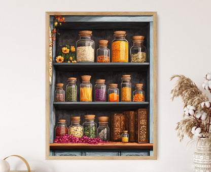 Affiche Remède Folk Tamoul – Poster Médecine Herboriste du Sud de l'Inde