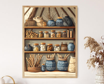 Affiche Yourte Mongole – Poster Cabinet de Médecine Nomade