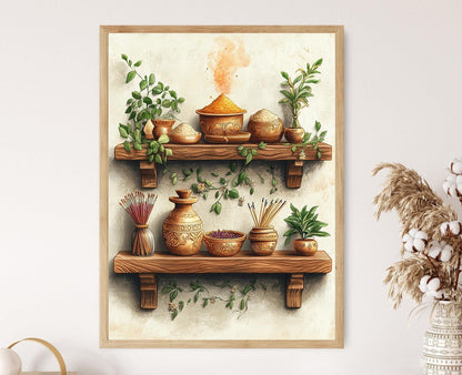 Affiche Himalayenne – Art Print de Beurres de Yak & Encens