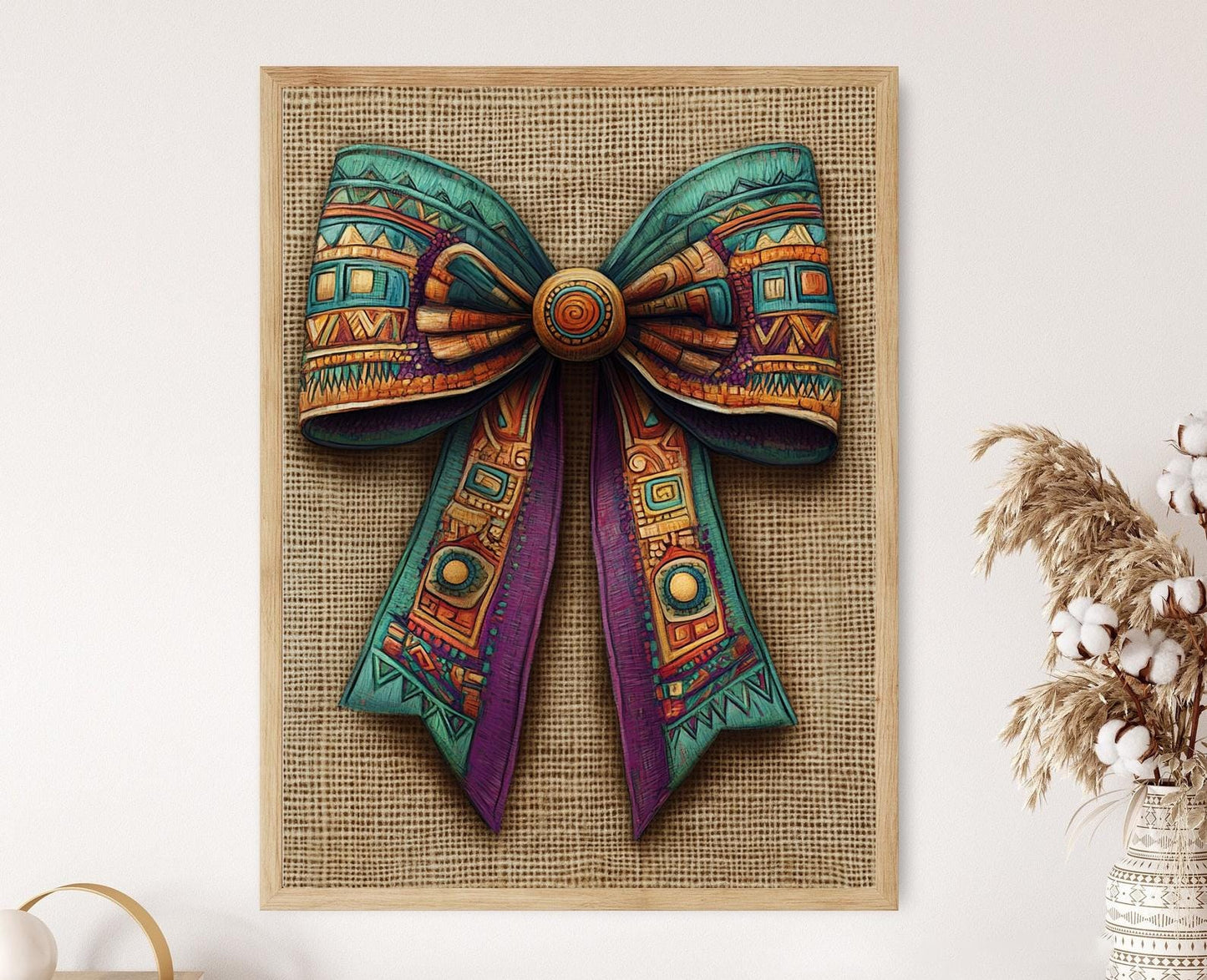 Affiche Art Maya – Poster Décor Folk Guatémaltèque