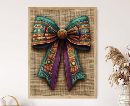 Affiche Art Maya – Poster Décor Folk Guatémaltèque