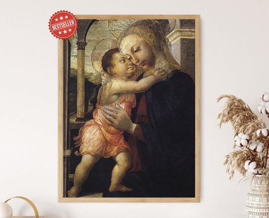 Affiche Madonna della Loggia – Poster de l'Art de Botticelli