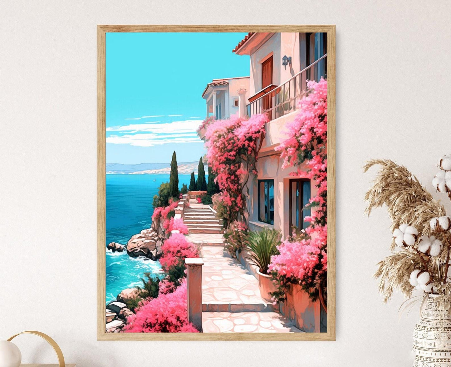 Affiche Côte Française – Impression Photo Plage Apaisante