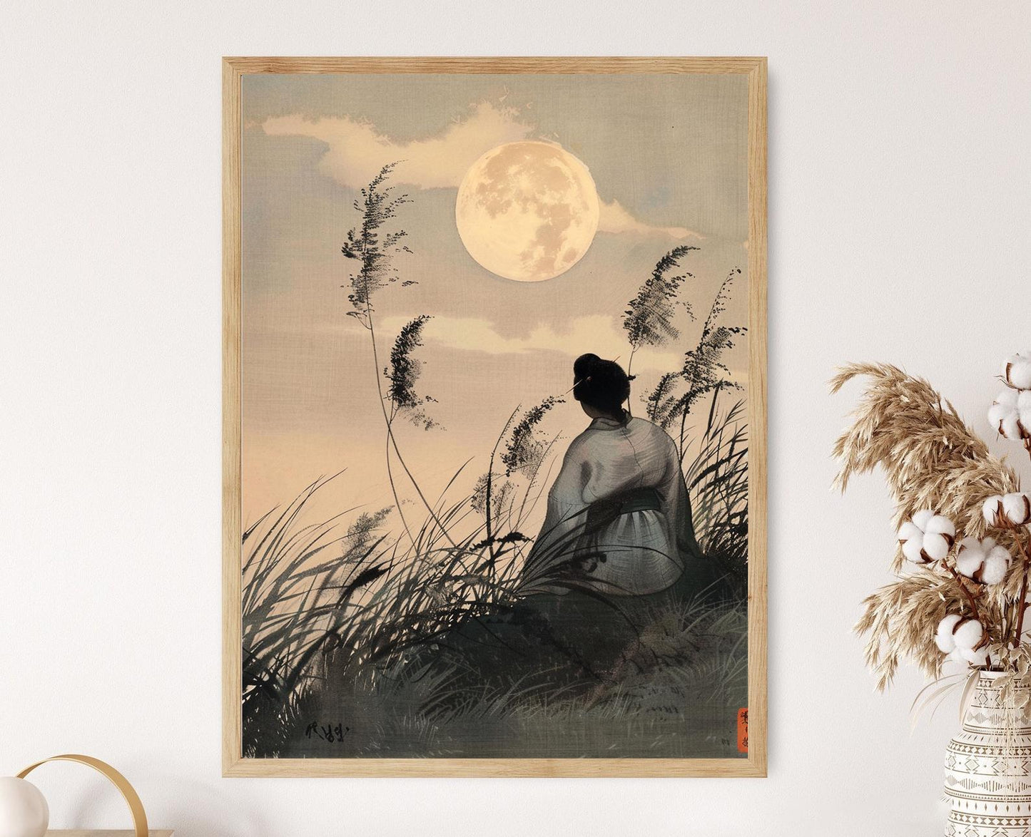 Affiche Art Japonais Koson Ohara – Illustration Nature Tranquille