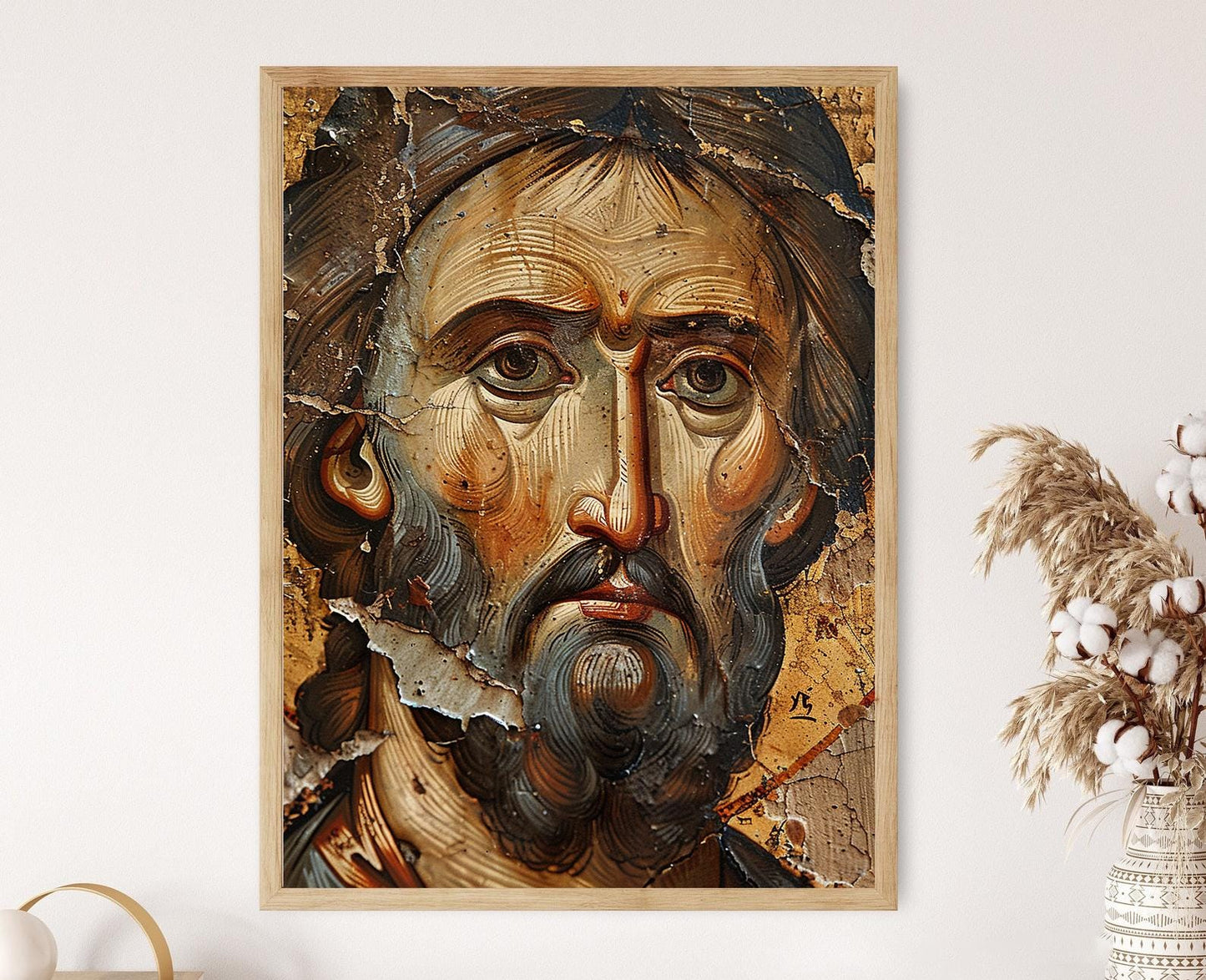 Affiche Byzantin - Impression d’Inspiration Divine, Art Sacré à Offrir