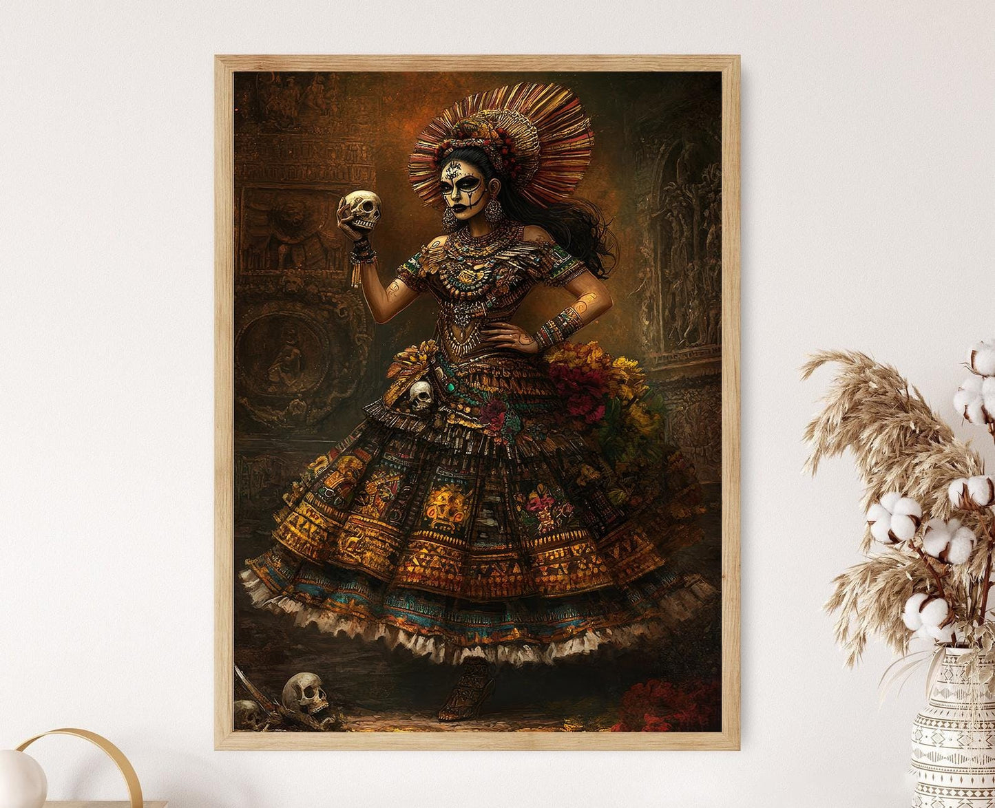 Affiche Coatlicue Aztec – Poster Déesse de la Vie et de la Mort