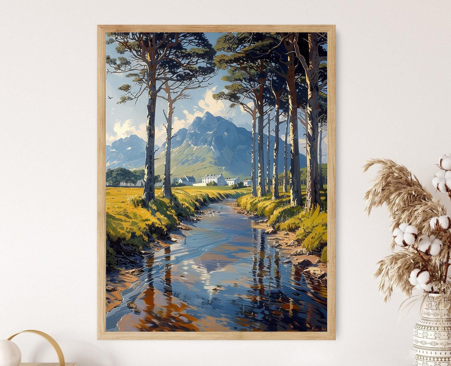 Affiche Paysage Irlandais – Poster Art de la Côte de Westport