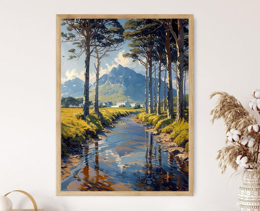 Affiche Paysage Irlandais – Poster Art de la Côte de Westport