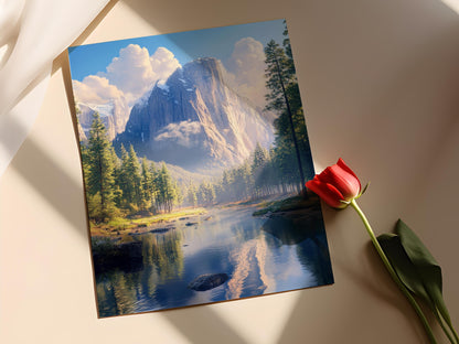 Affiche Yosemite El Capitan – Impression artistique paysage californien