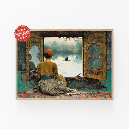 Affiche Osman Hamdi Bey – Poster Réplique Authentique de l'Art Ottoman