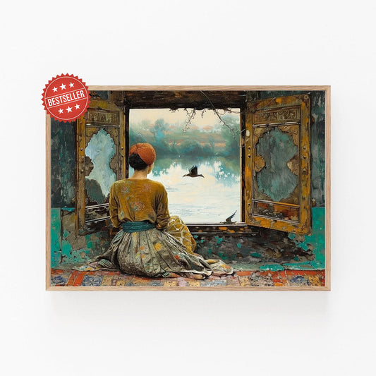 Affiche Osman Hamdi Bey – Poster Réplique Authentique de l'Art Ottoman