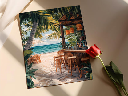 Affiche Malapascua – Poster Art de Plage Tropicale Coastal