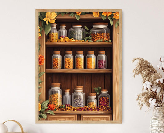 Affiche de Médecine Folk Bengali – Impression d'Huile de Moutarde & Hibiscus