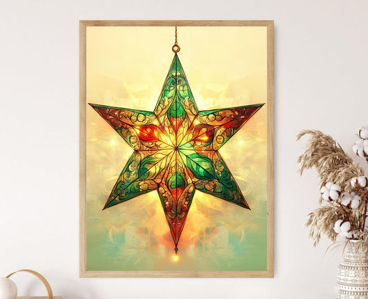 Affiche Parol Filippin – Poster Étoile Capiz, Décor Patrimoine Culturel