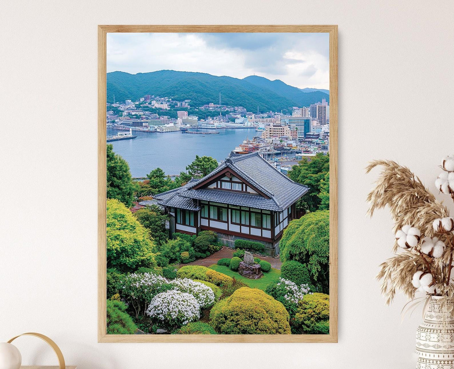 Affiche Nagasaki Glover Garden – Poster Architecture Historique du Japon