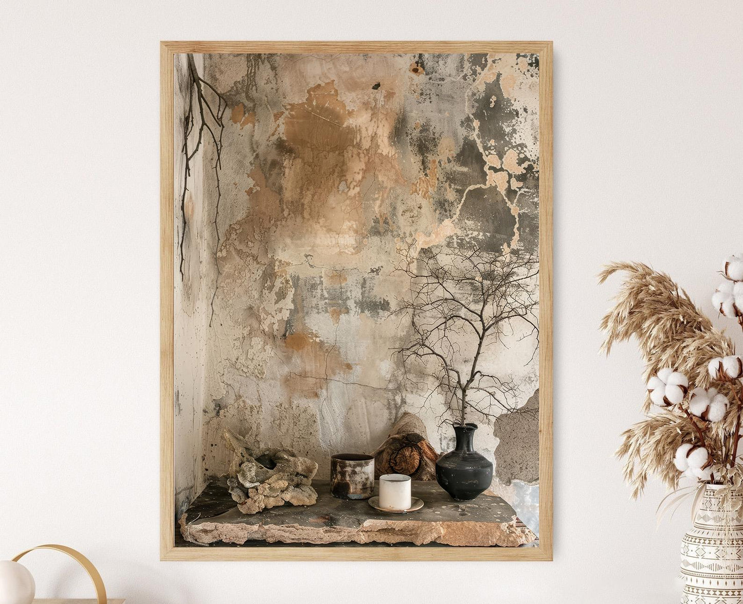 Affiche Wabi Sabi – Poster Zen Japonais Élégant et Rustique