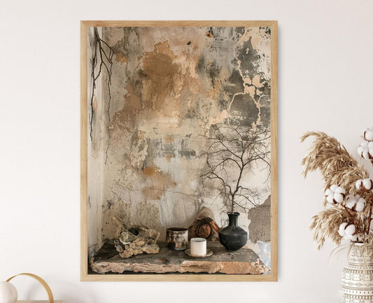 Affiche Wabi Sabi – Poster Zen Japonais Élégant et Rustique