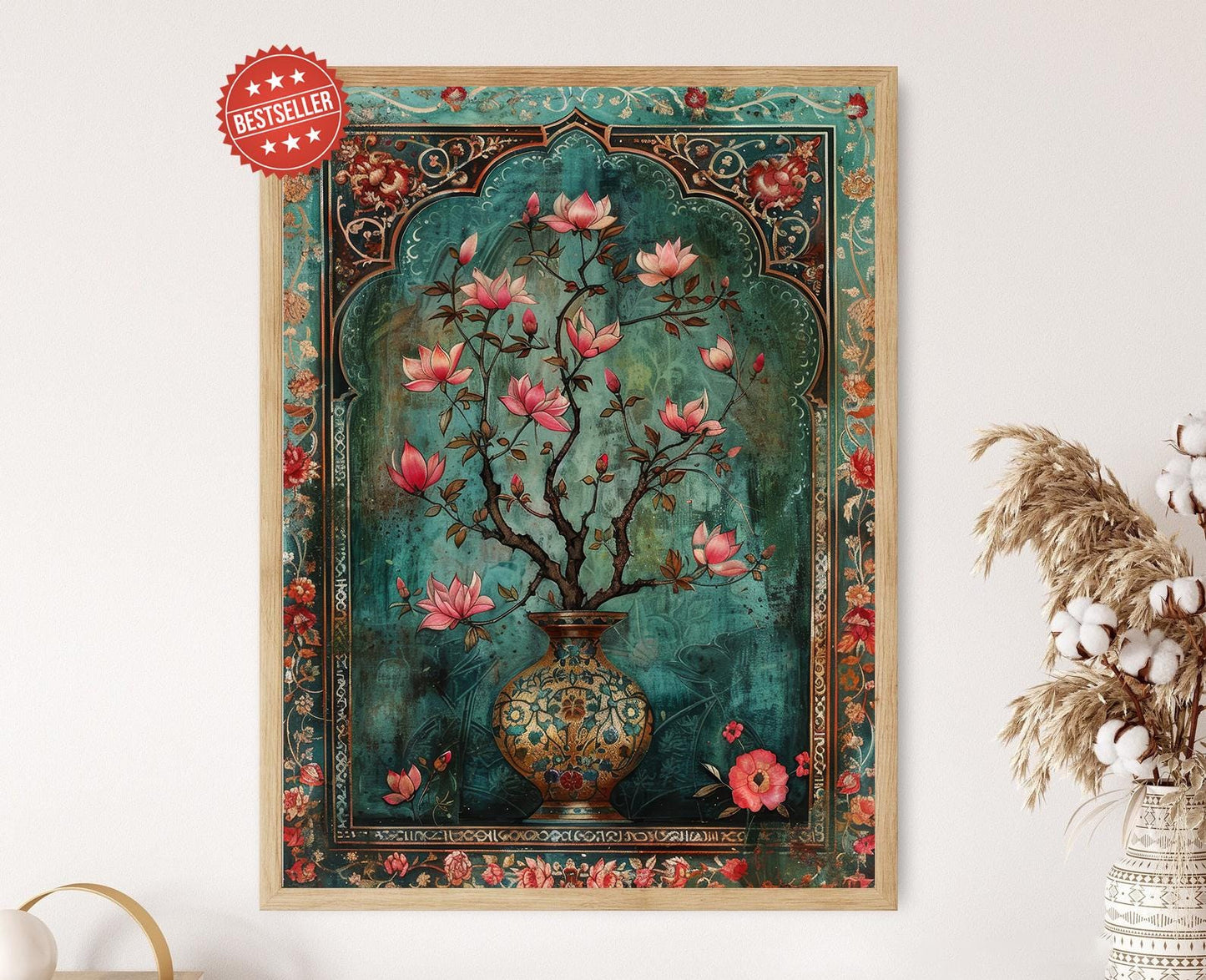 Affiche Art Islamique – Calligraphie Arabe Intricate pour Eid & Ramadan