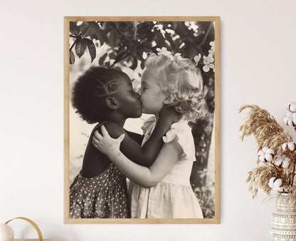 Affiche Anti-Racisme – Poster Déclaration Audacieuse pour la Décoration