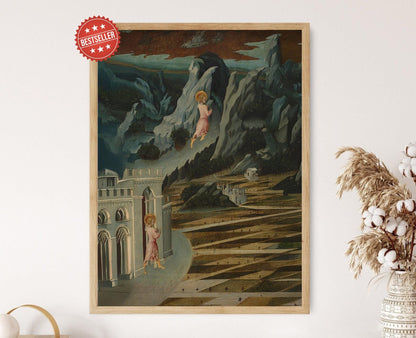 Affiche Saint Jean-Baptiste – Poster Art Gothique Médiéval religieux