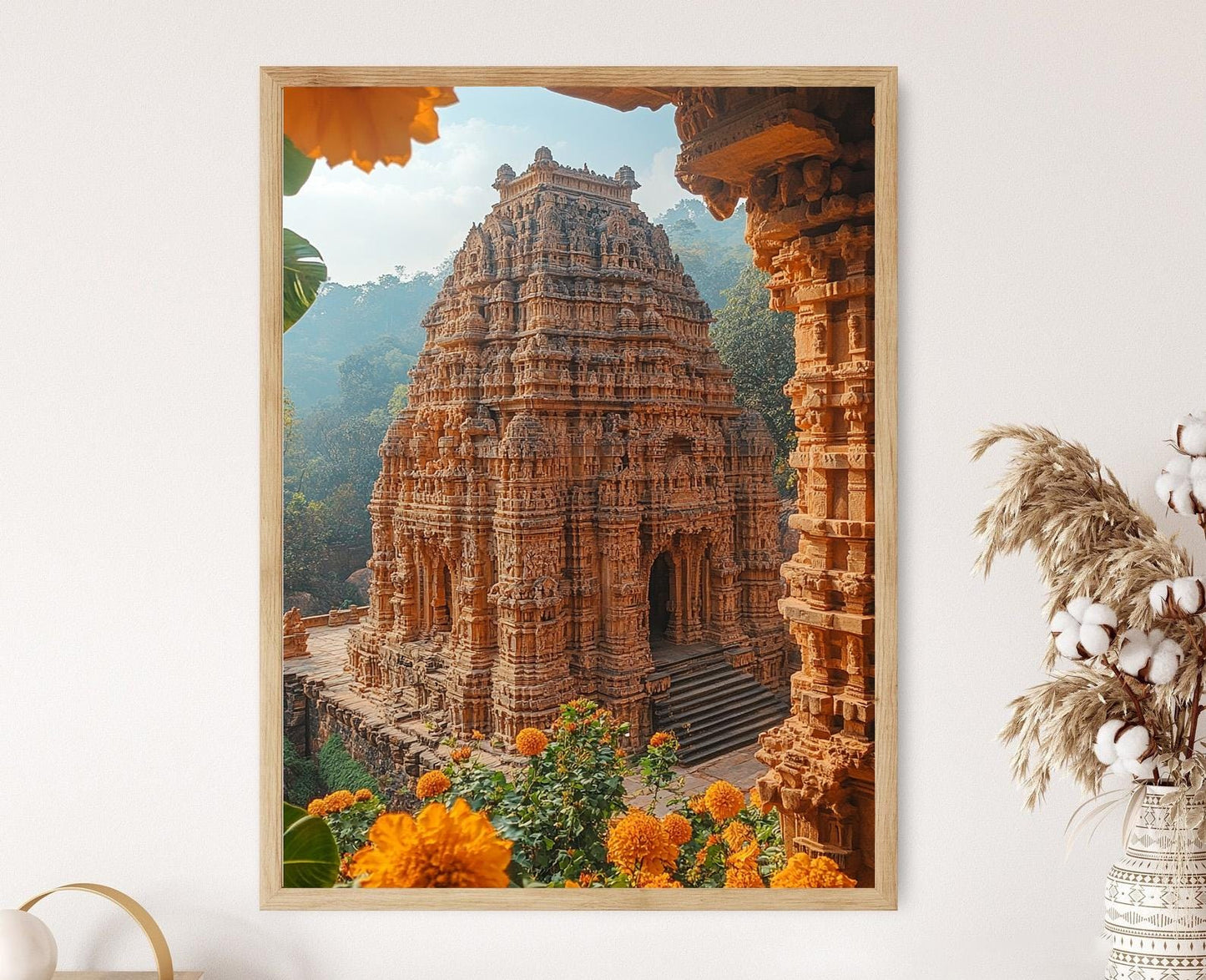 Affiche Temple du Soleil de Konark – Poster d'Architecture Indienne