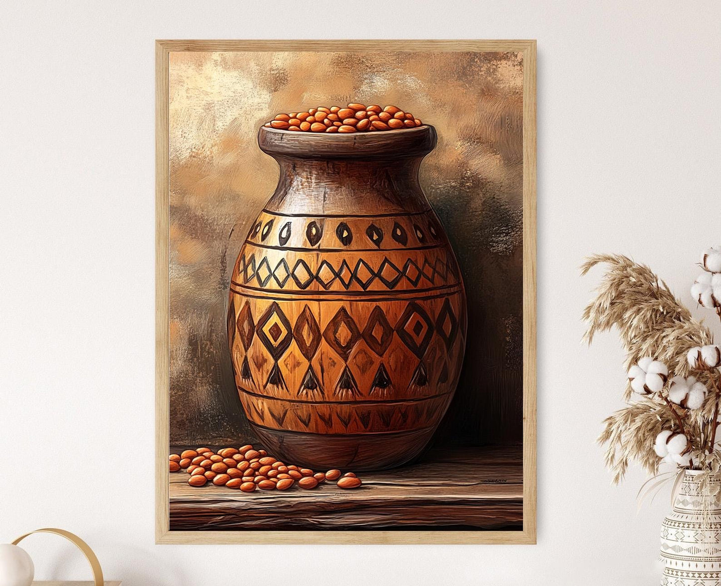 Affiche Art Tarahumara – Impression sur Bois Mexicain