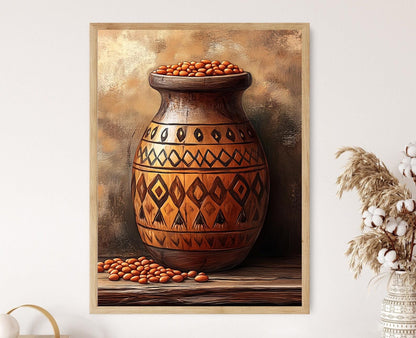 Affiche Art Tarahumara – Impression sur Bois Mexicain