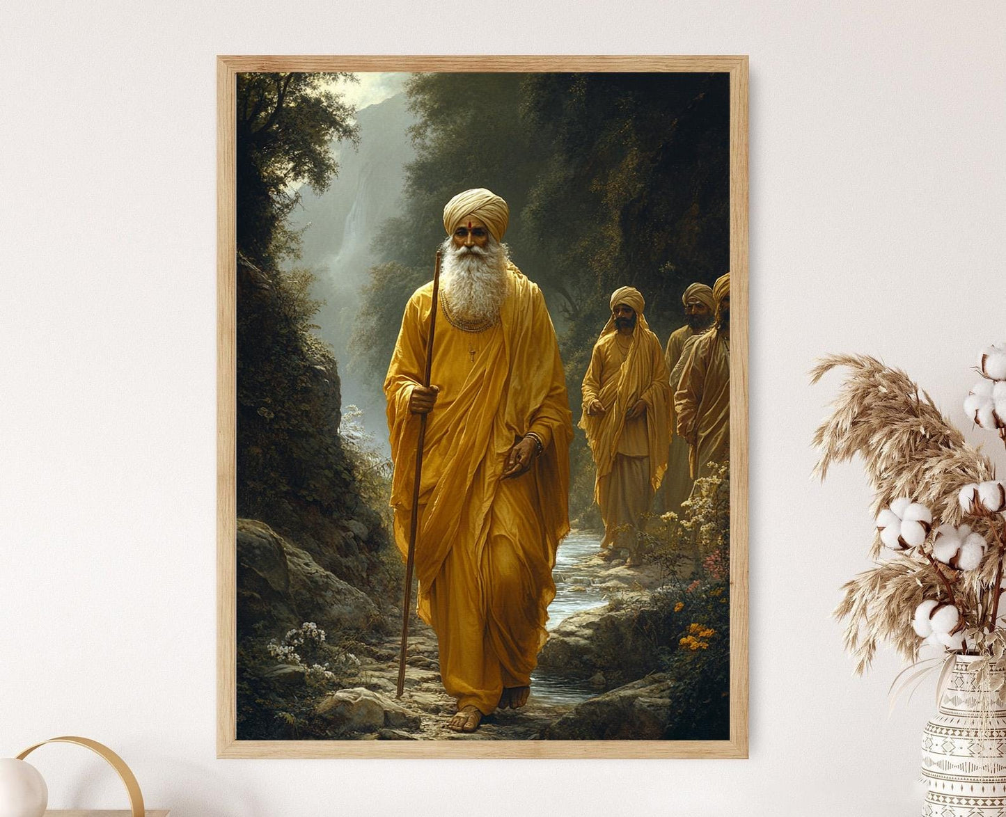 Affiche Guru Nanak – Art Print de Décor Spirituel Sikh