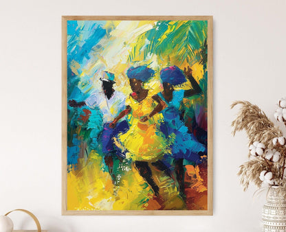 Affiche Soca Dance – Poster Illustration du Festival des Caraïbes