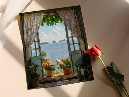 Affiche Maracaibo – Poster Art Vue Ouverte sur le Lac Tropical