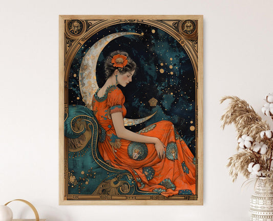 Affiche Art Déco – Reproduction de George Barbier, Style Années Folles