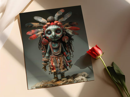 Affiche Elegua Santeria – Art Print Afro-Cubain pour Croyants