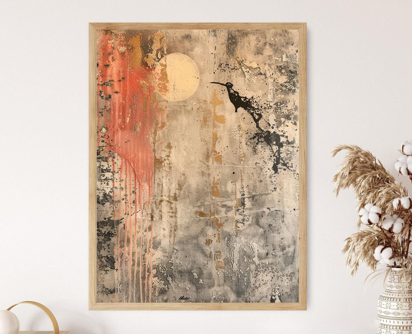 Affiche Wabi Sabi – Impression Minimaliste des Lignes Imparfaites