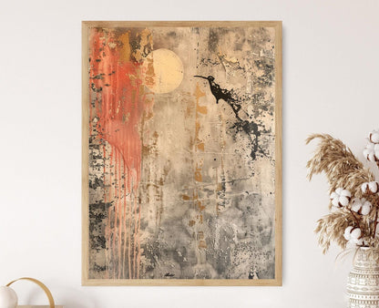 Affiche Wabi Sabi – Impression Minimaliste des Lignes Imparfaites