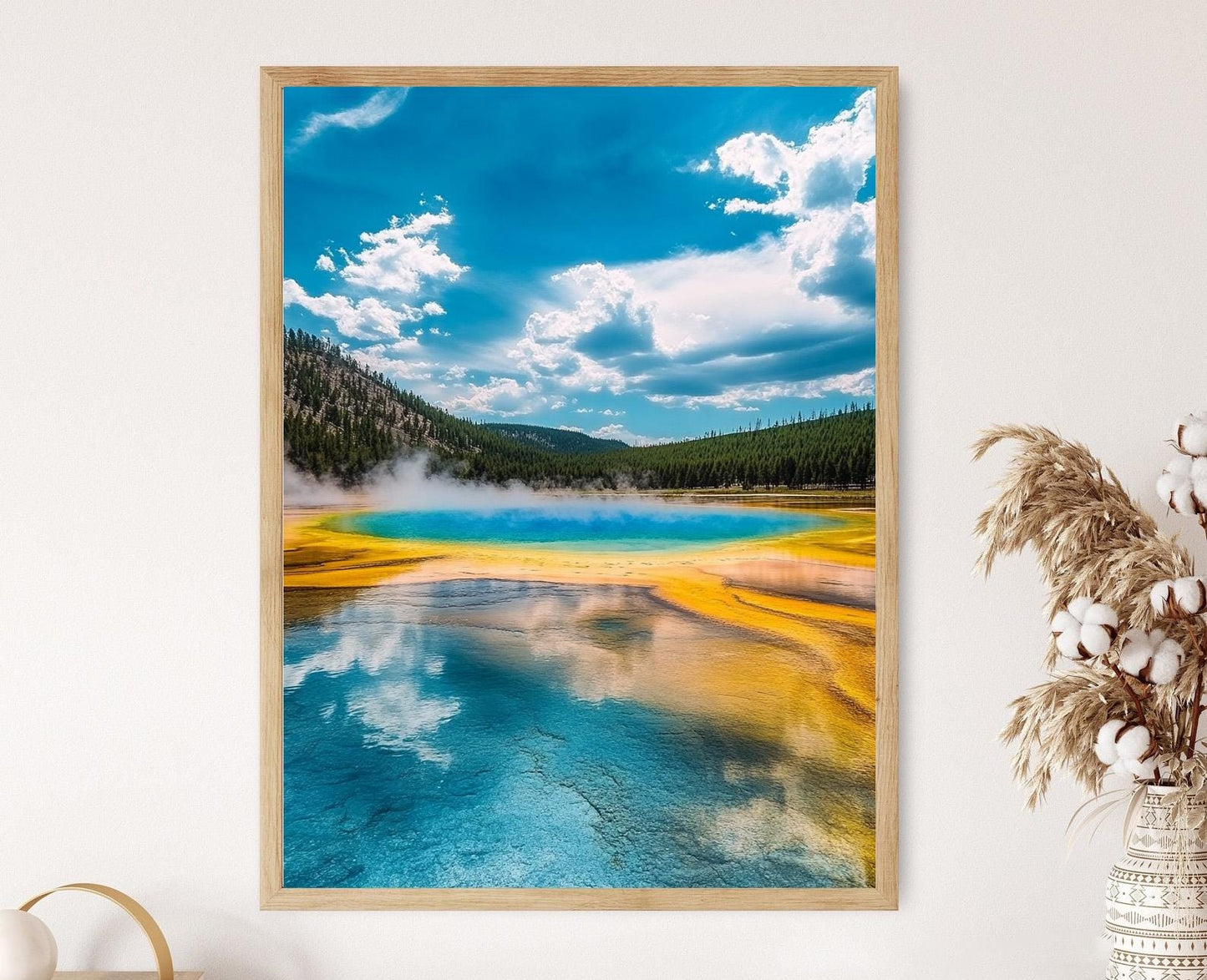 Affiche Yellowstone – Impression artistique du Grand Prismatic Spring