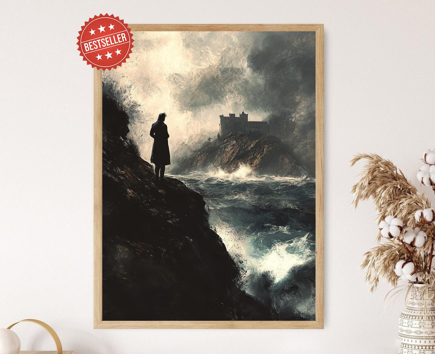 Affiche Le Comte de Monte-Cristo – Poster Dantès et Château d'If