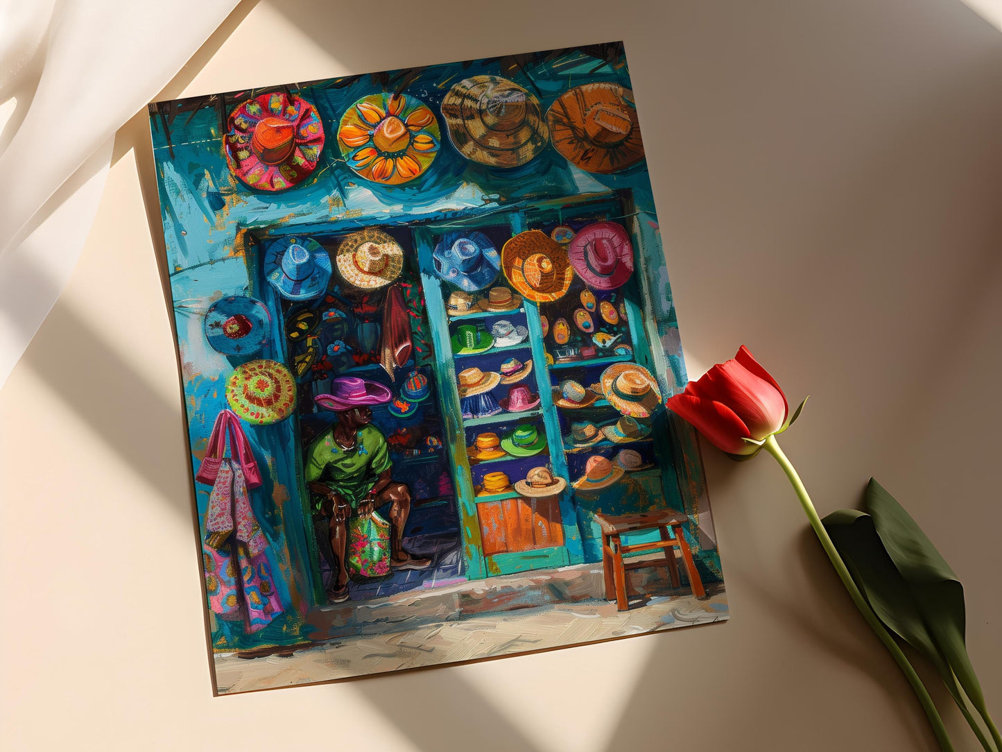 Affiche Culture Haïtienne – Poster Décor Mural Coloré et Vibrant