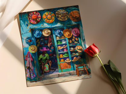 Affiche Culture Haïtienne – Poster Décor Mural Coloré et Vibrant